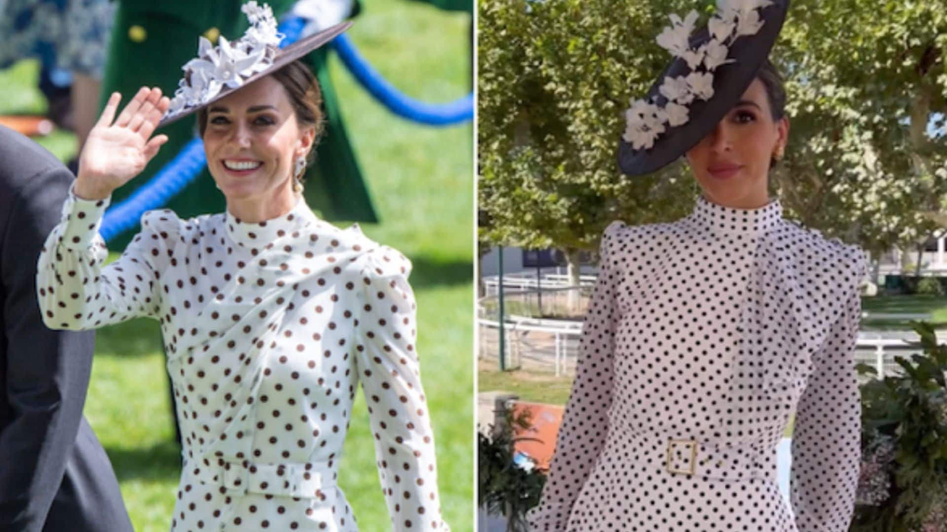 Así ha confeccionado Rocío Osorno el mismo vestido que lució la princesa de Gales en Ascot