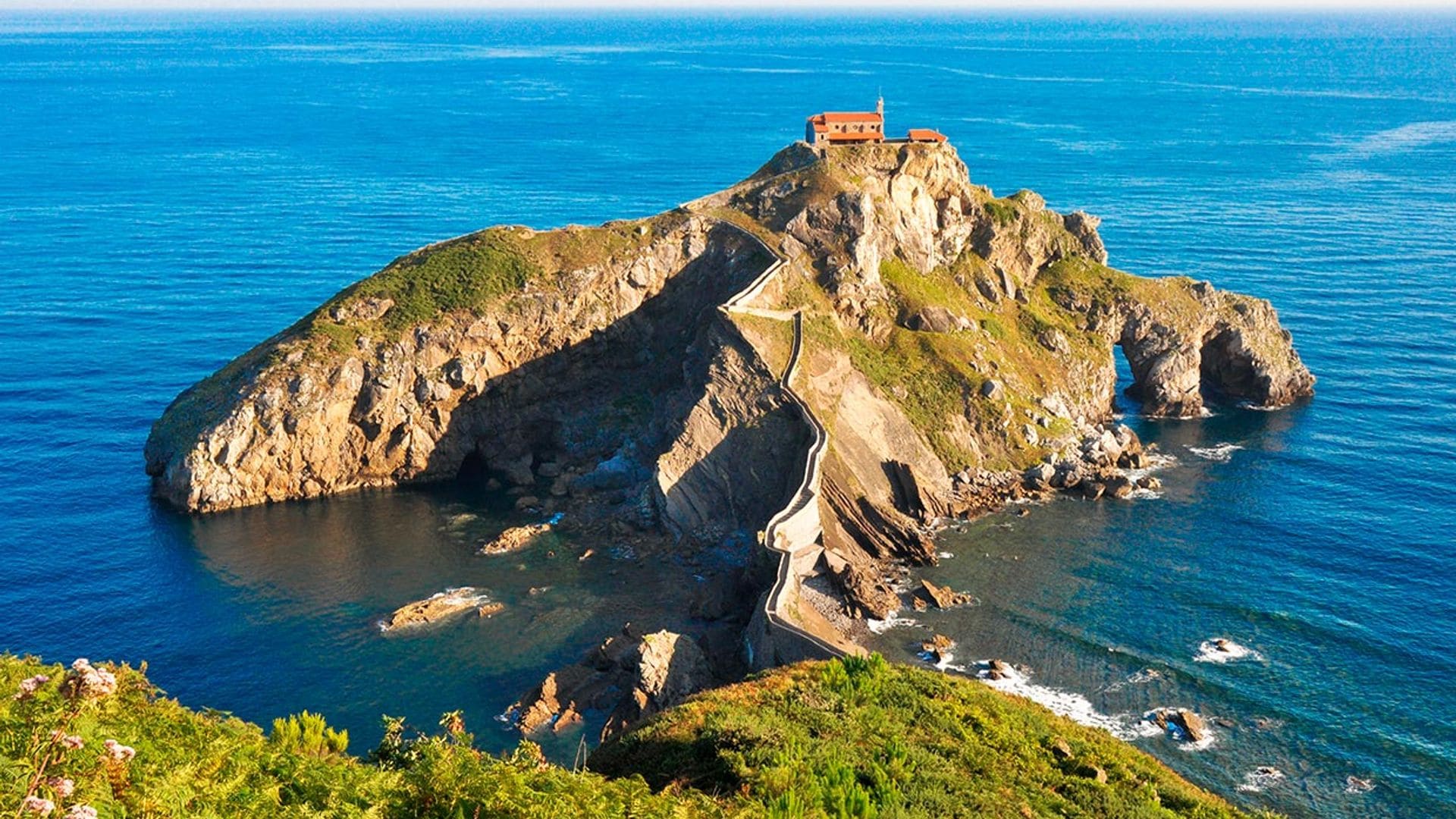 San Juan de Gaztelugatxe, un castillo de roca sobre el mar