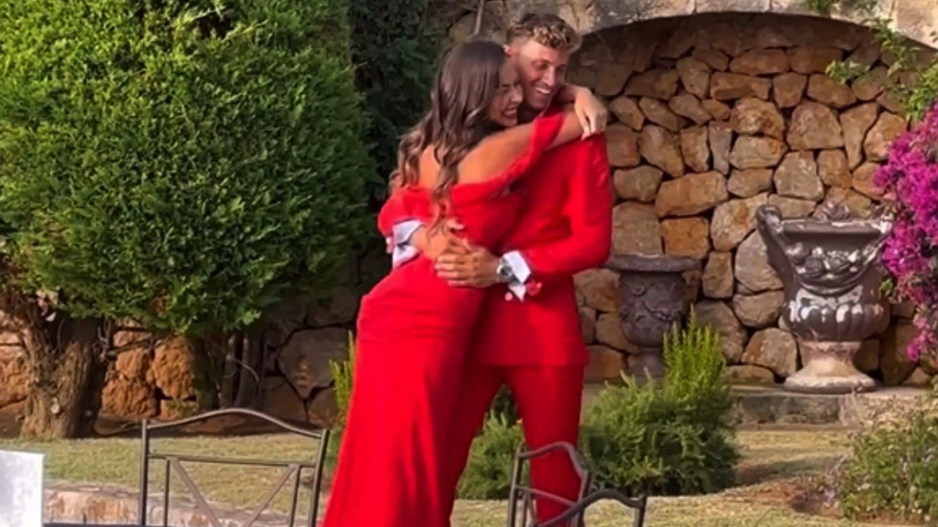 Los mejores momentos de la preboda de Paddy Noarbe y Marcos Llorente: del baile de los novios a los fuegos artificiales