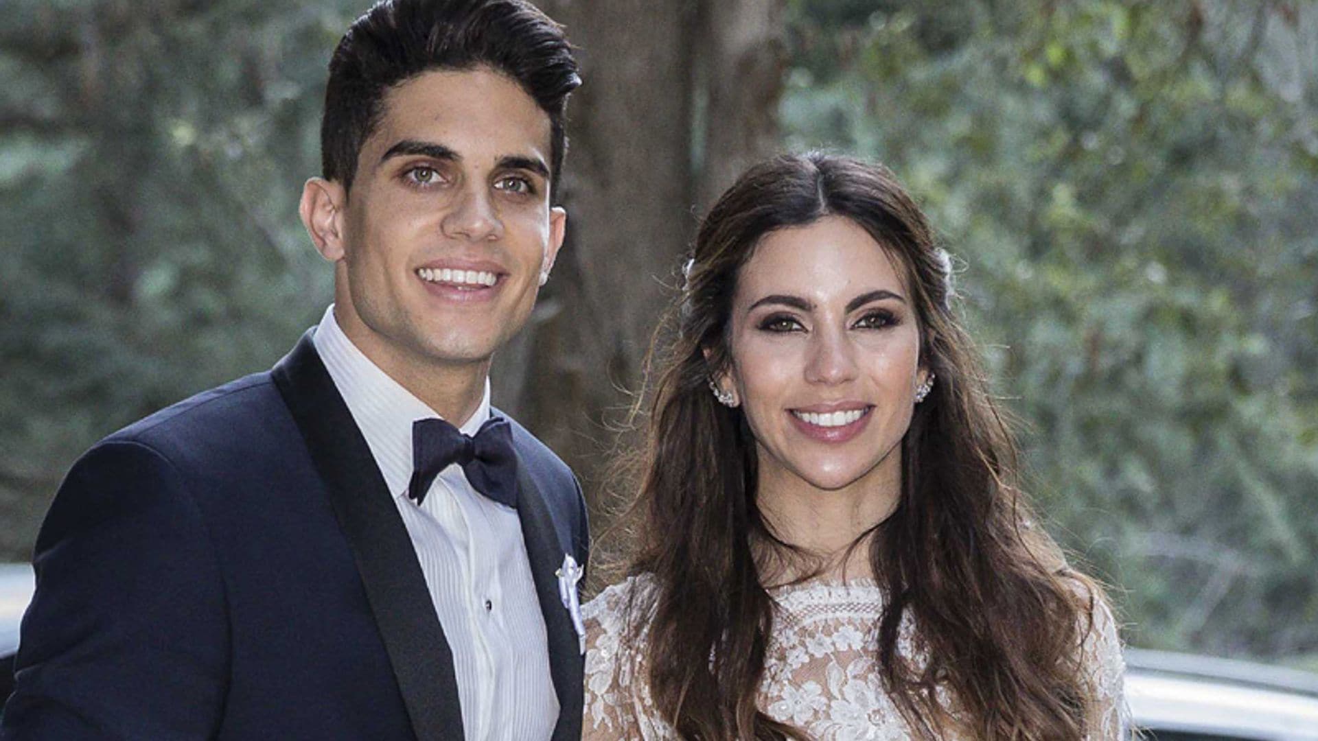 Melissa Jiménez y Marc Bartra, padres por segunda vez de una niña a la que han llamado...