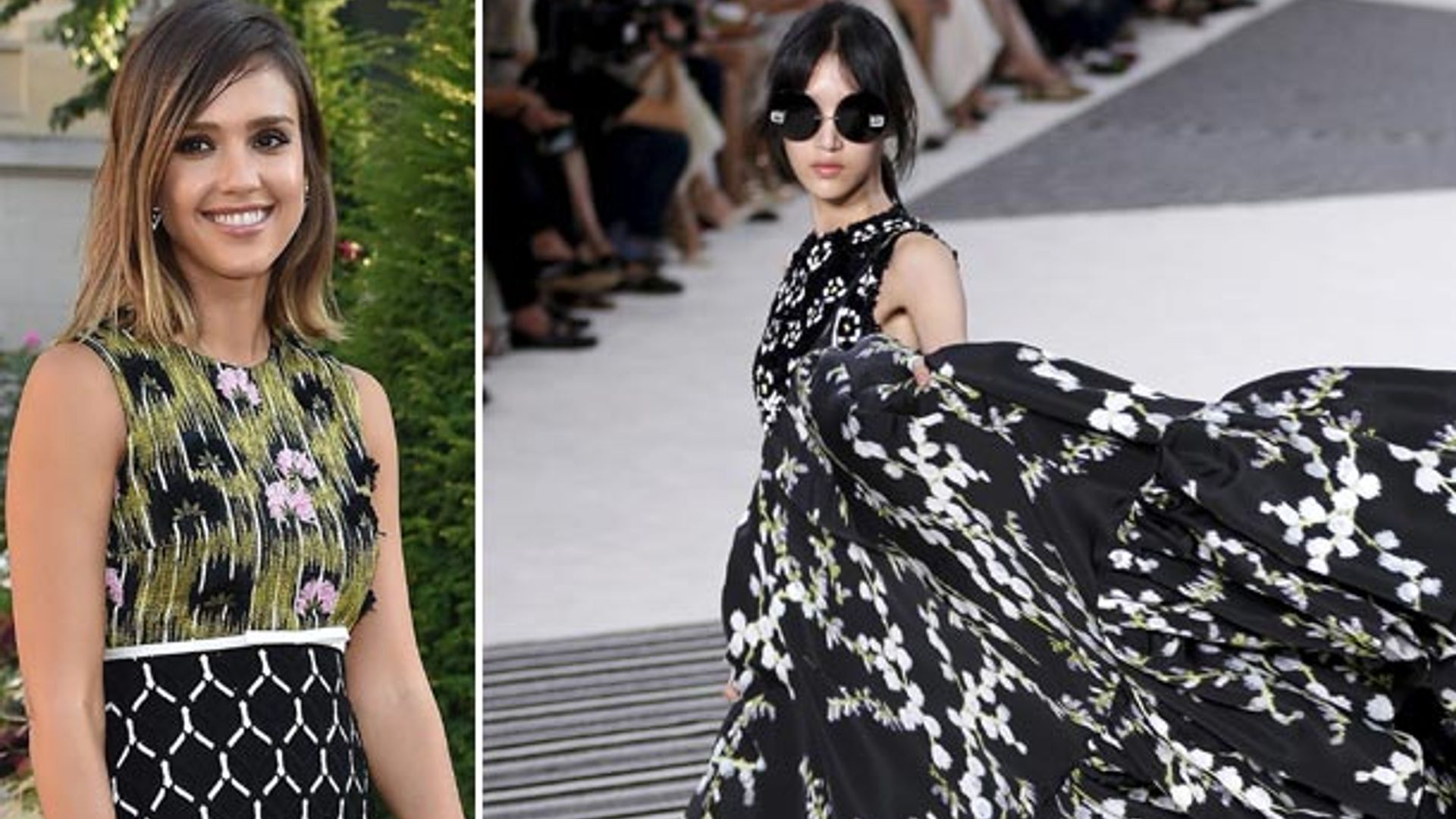 Giambattista Valli y Jessica Alba: Dos maneras de detener el tiempo