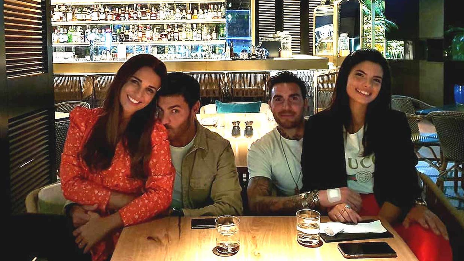 ¡Cita doble! Paula Echevarría y Miguel Torres disfrutan de la noche londinense con amigos