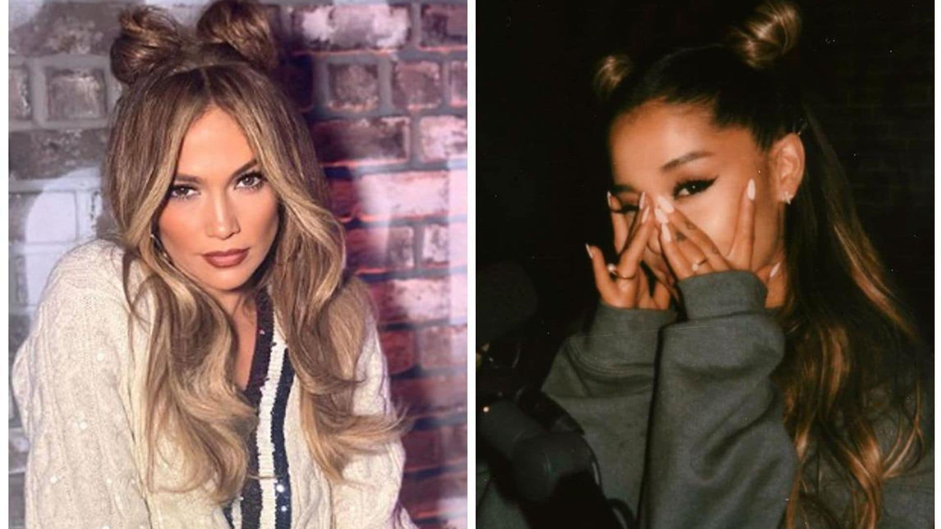 Jennifer Lopez y su peinado ¿inspirado en Ariana Grande?