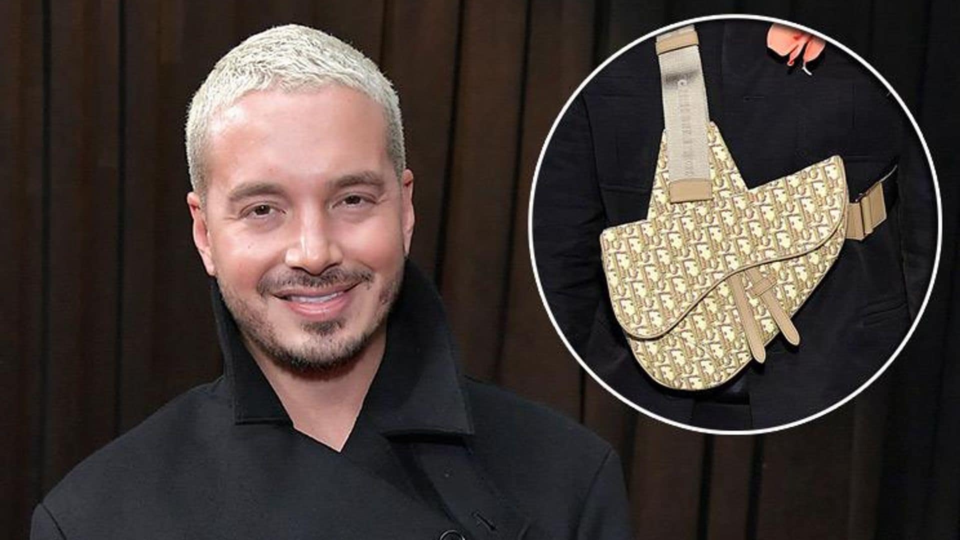 J Balvin presume su look más fashion con un bolso Dior