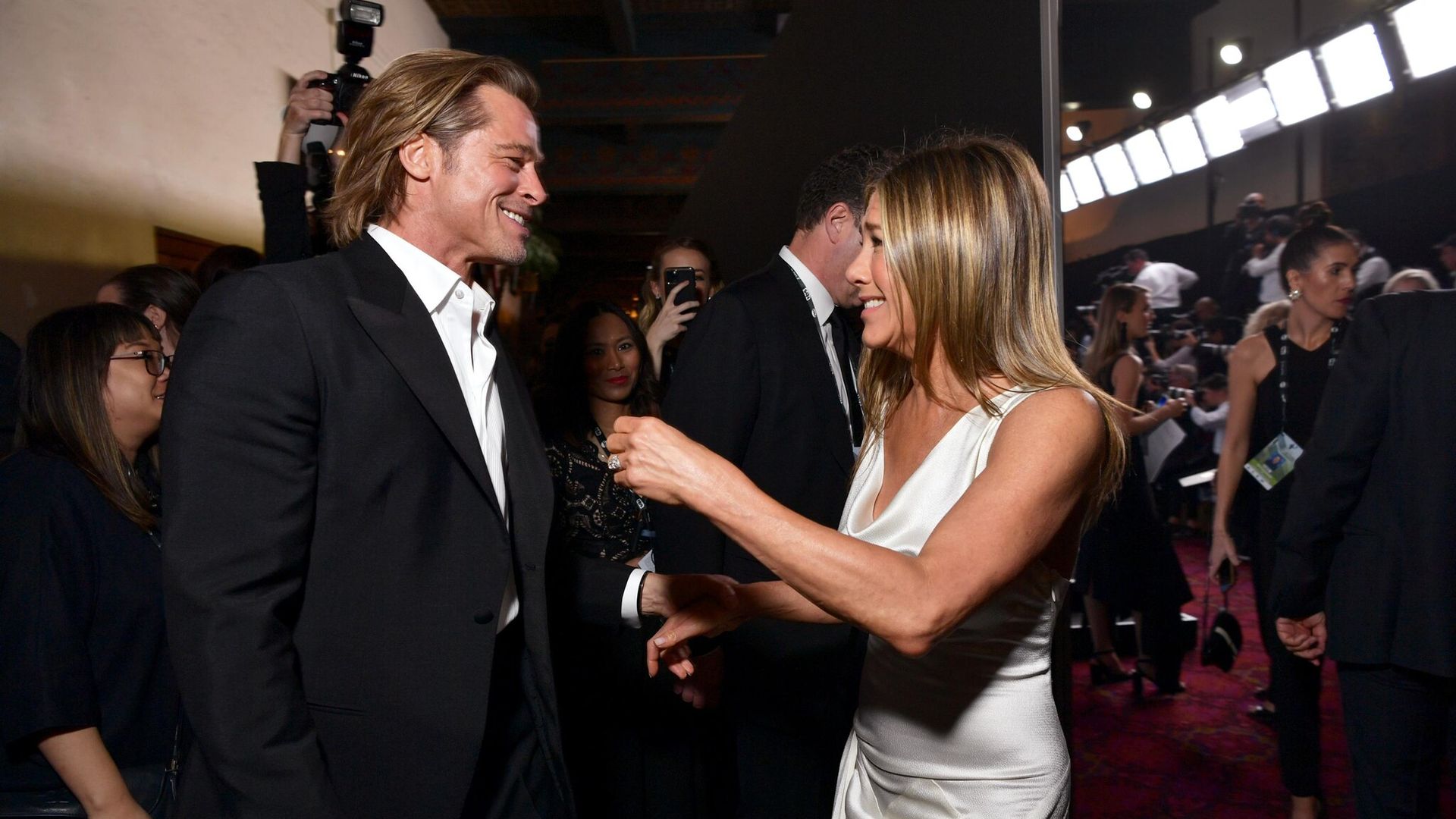 Jennifer Aniston y Brad Pitt: todas las fotos de su reencuentro