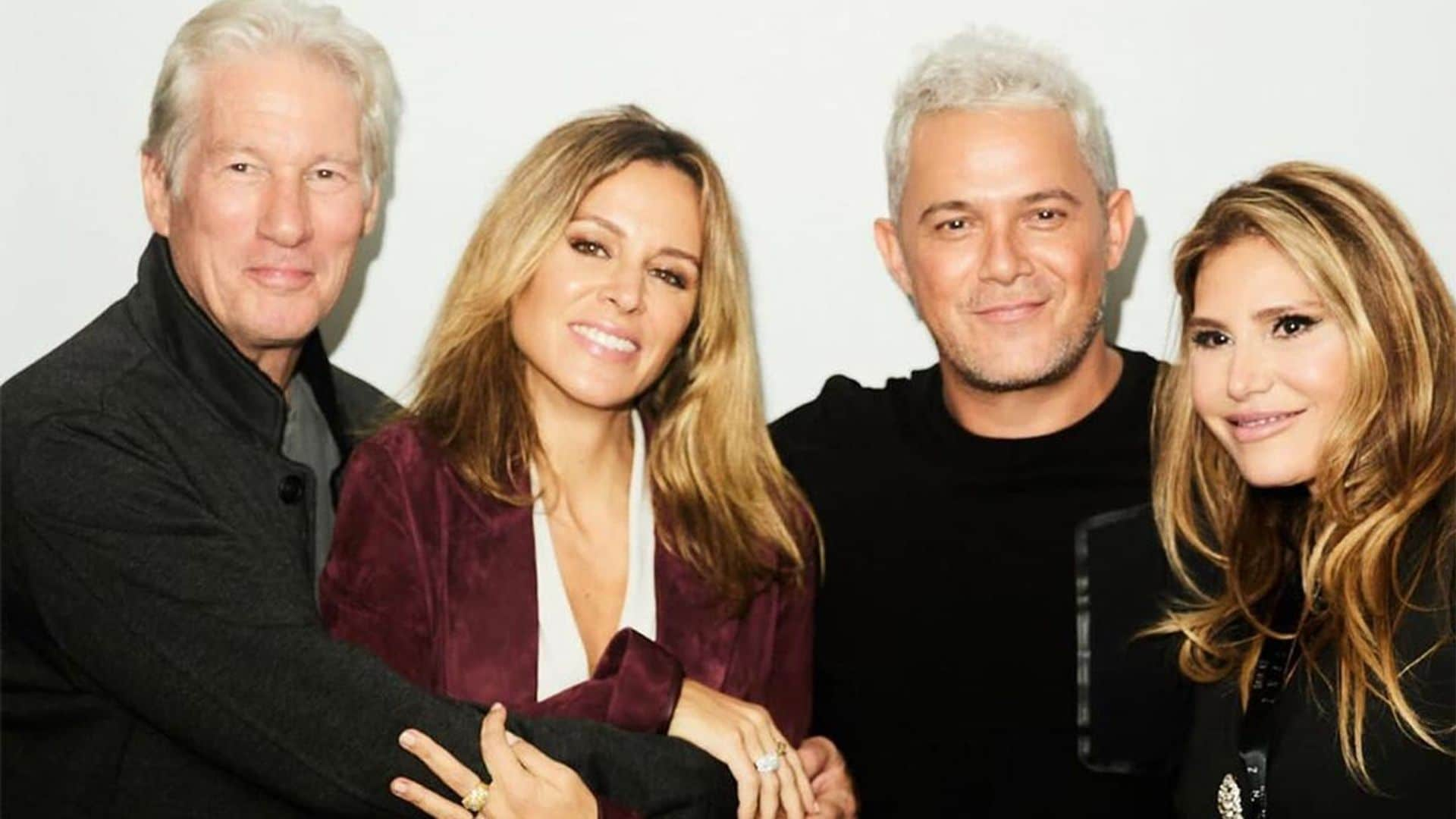 Richard y Alejandra Gere, los mayores fans de Alejandro Sanz en su concierto en Nueva York