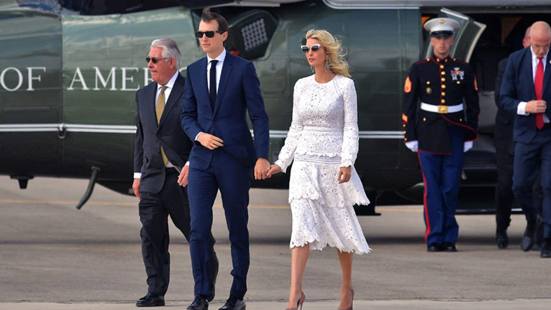 El susto de Ivanka Trump y su marido en un helicóptero