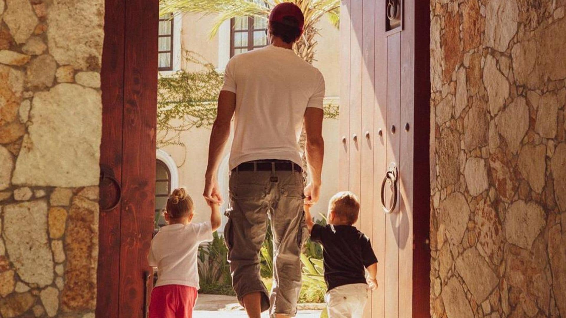 enrique iglesias y sus hijos lucy y nicholas