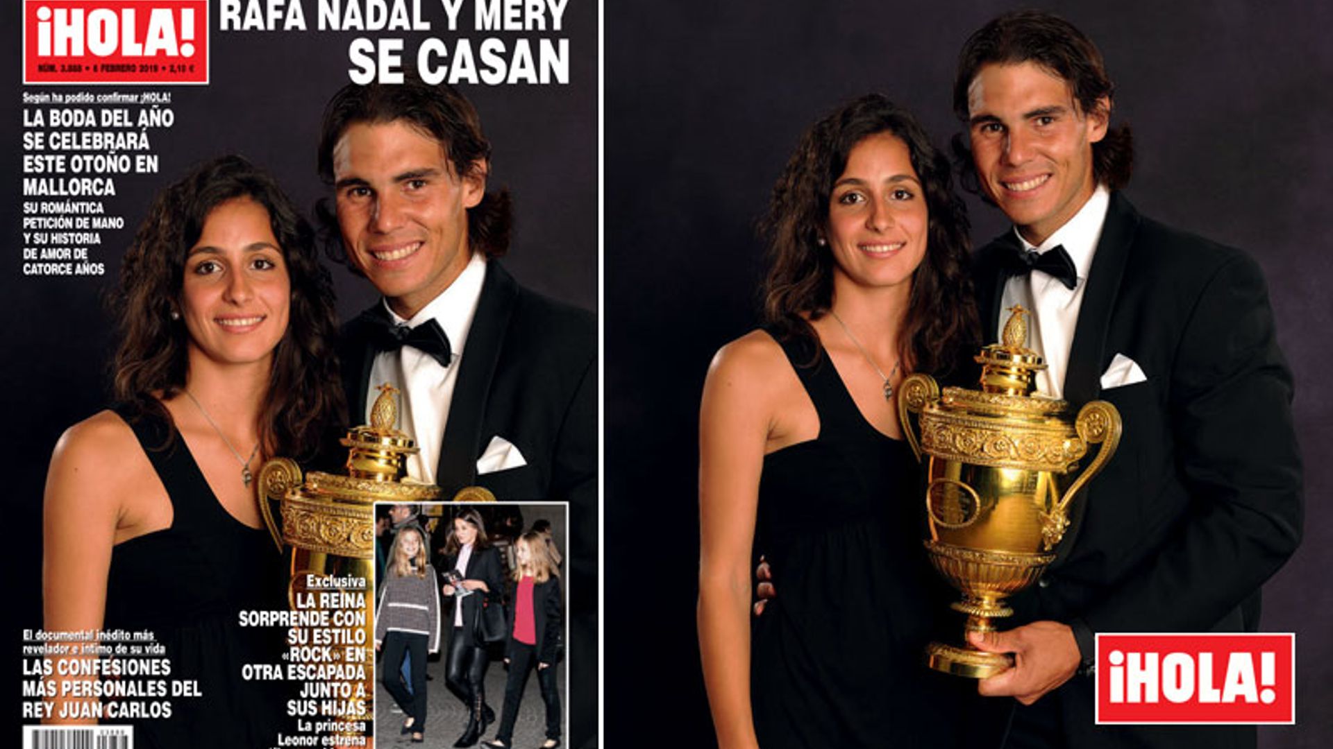 Noticia exclusiva en ¡HOLA!, Rafa Nadal y Mery se casan