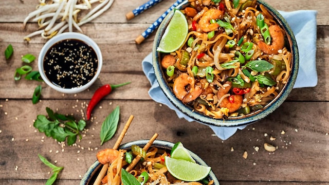 pad thai de gambas