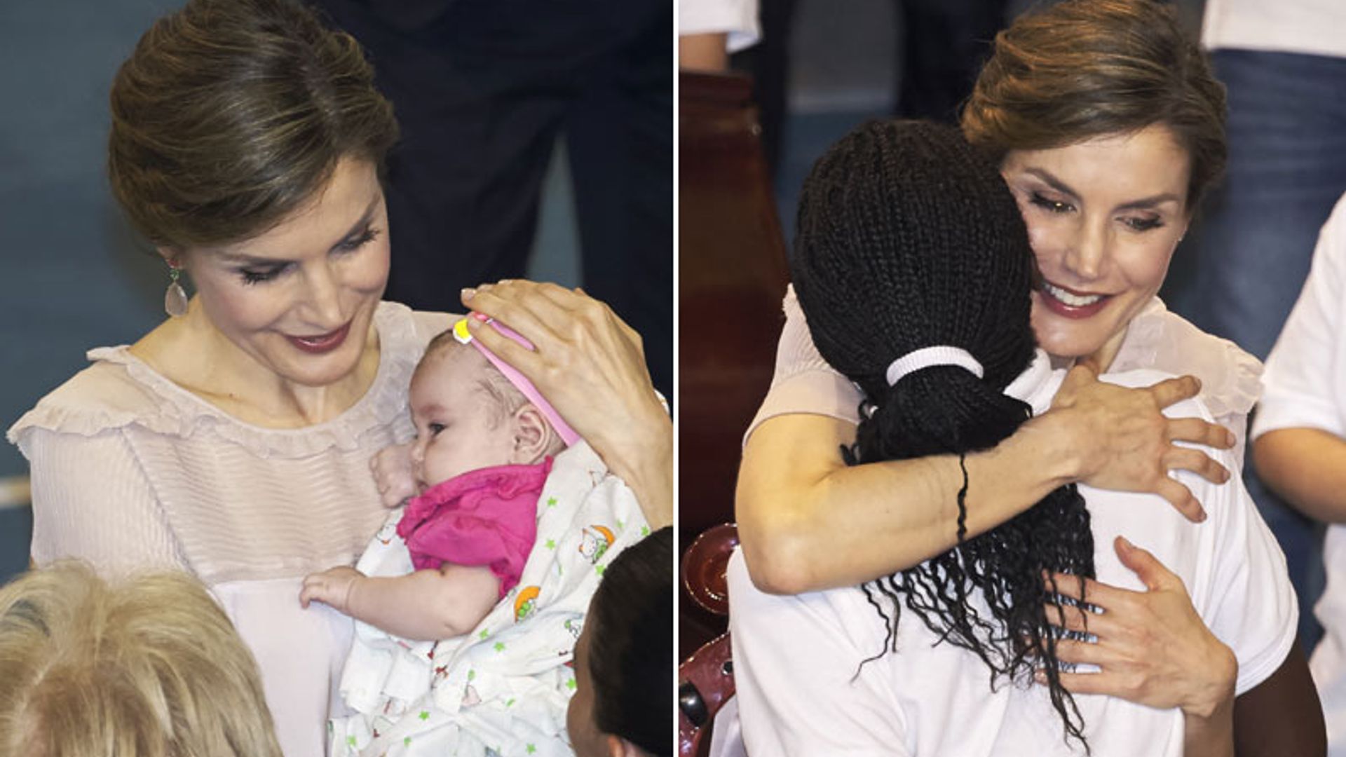 La imagen más maternal de la reina Letizia en Canarias