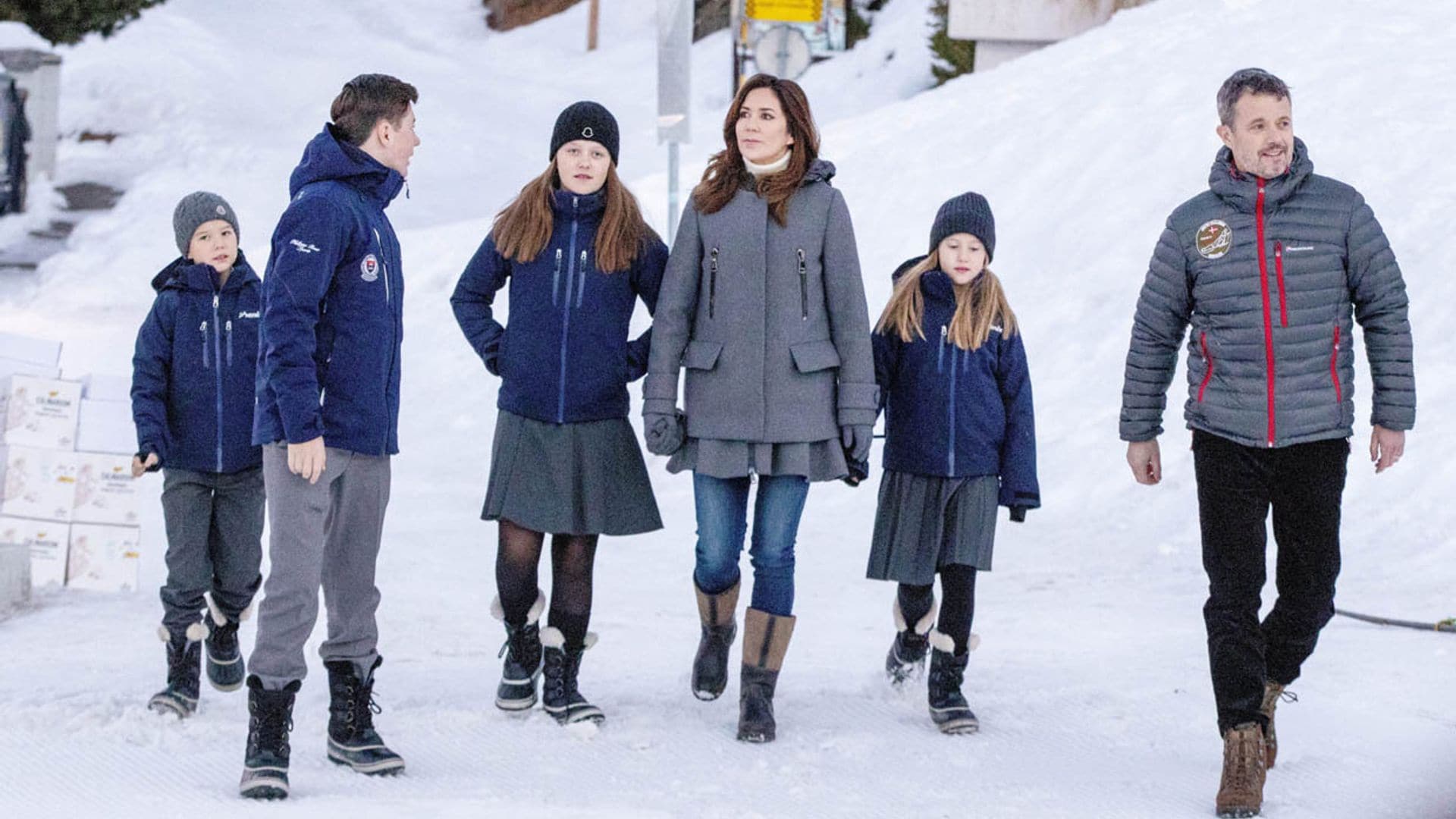 Un pequeño paraíso en los Alpes: el exclusivo internado de los hijos de Federico y Mary de Dinamarca