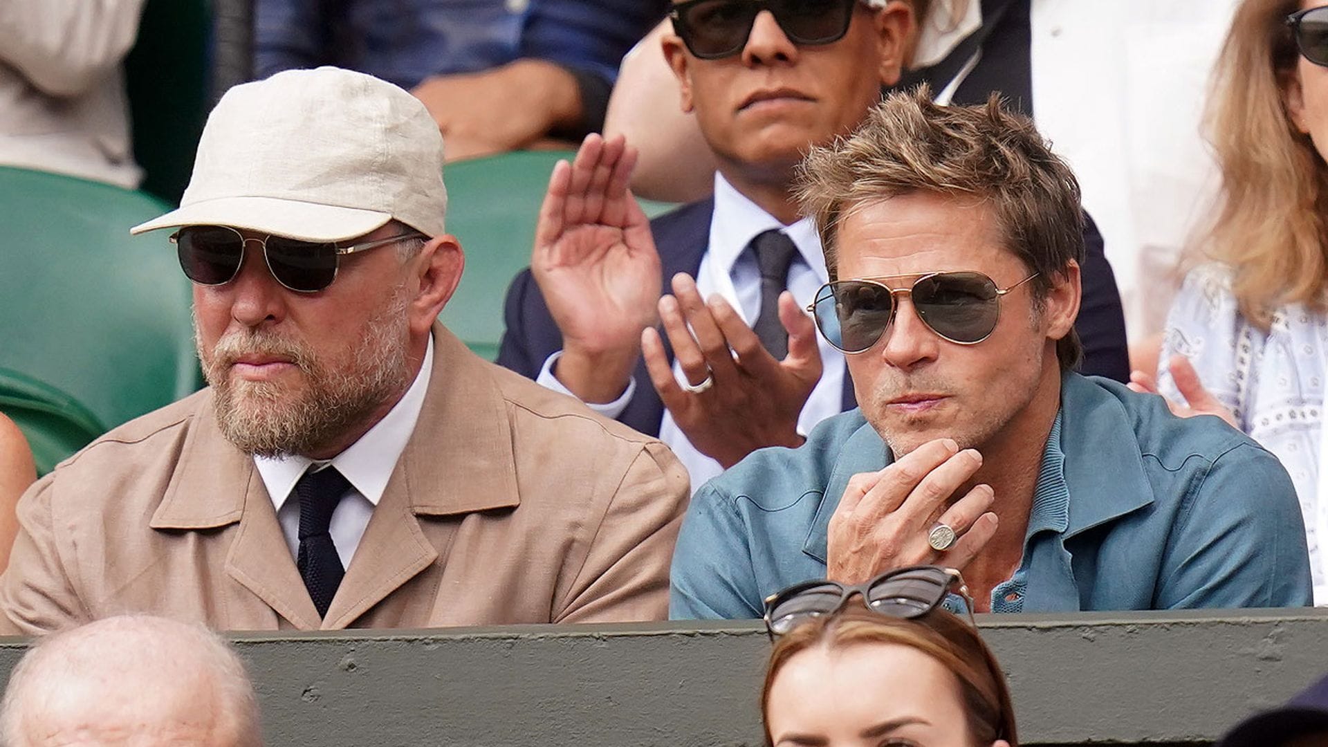 De Brad Pitt a Hugh Jackman: una auténtica constelación de estrellas se cita en la final de Wimbledon