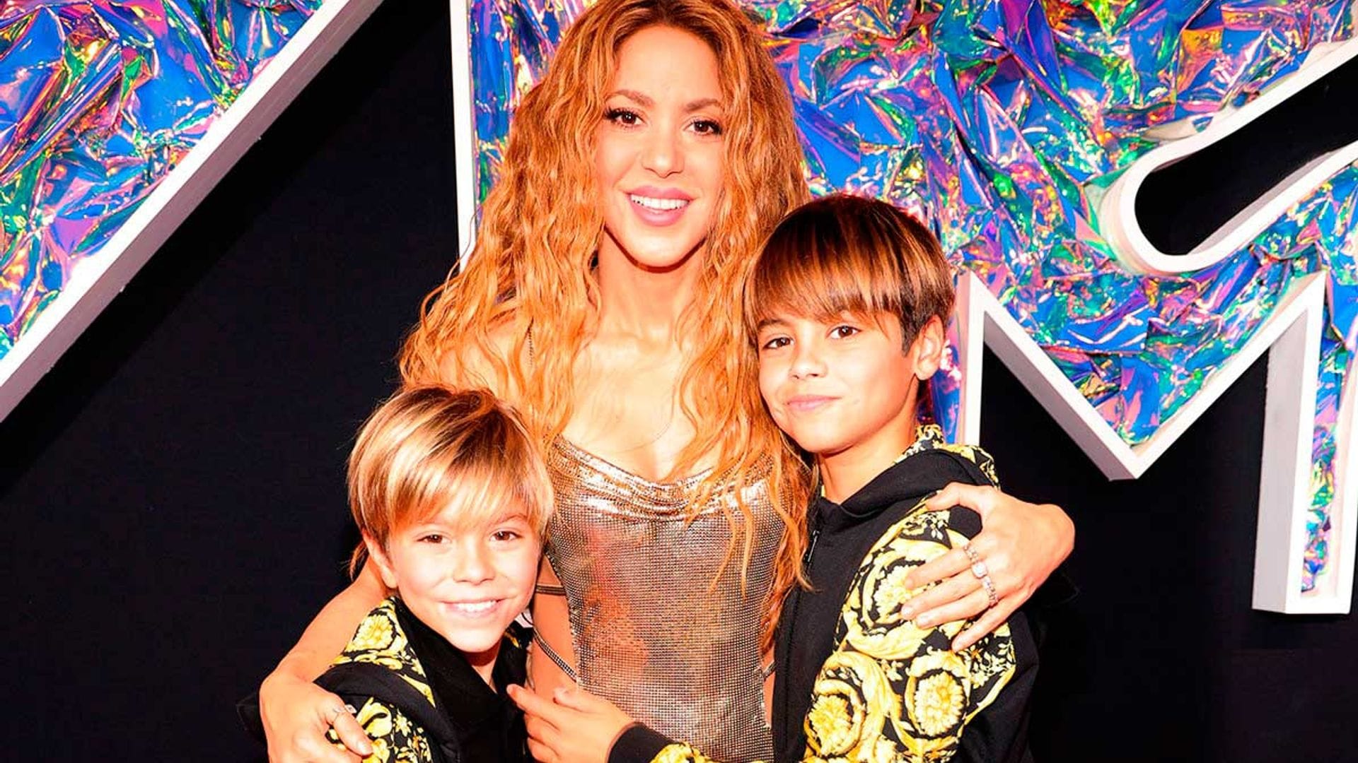 ​​​​​​​Los hijos de Shakira acaparan las miradas en la noche más especial de la cantante