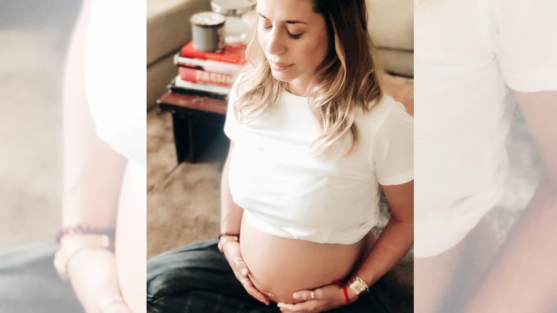Ejercicio con su hermana y los últimos preparativos para su bebé, Elena Tablada en la recta final del embarazo