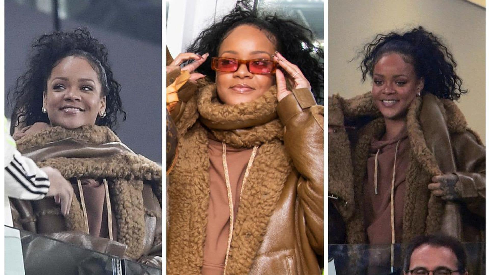 Rihanna: 8 'shearling jackets' para copiar su estilo