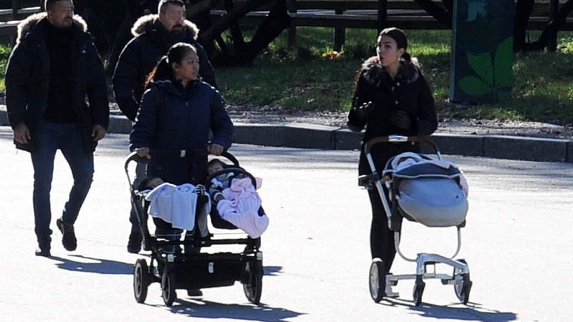 ¿A quién echa de menos Alana Martina en su paseo matutino con Georgina Rodríguez?