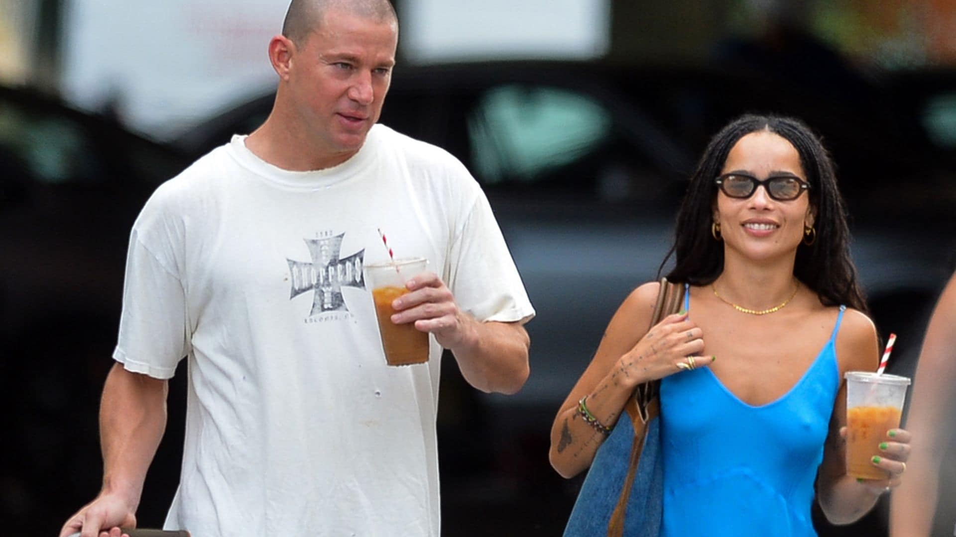 Zoë Kravitz, de cita con Channing Tatum con el vestido noventero más atrevido y 'sexy'