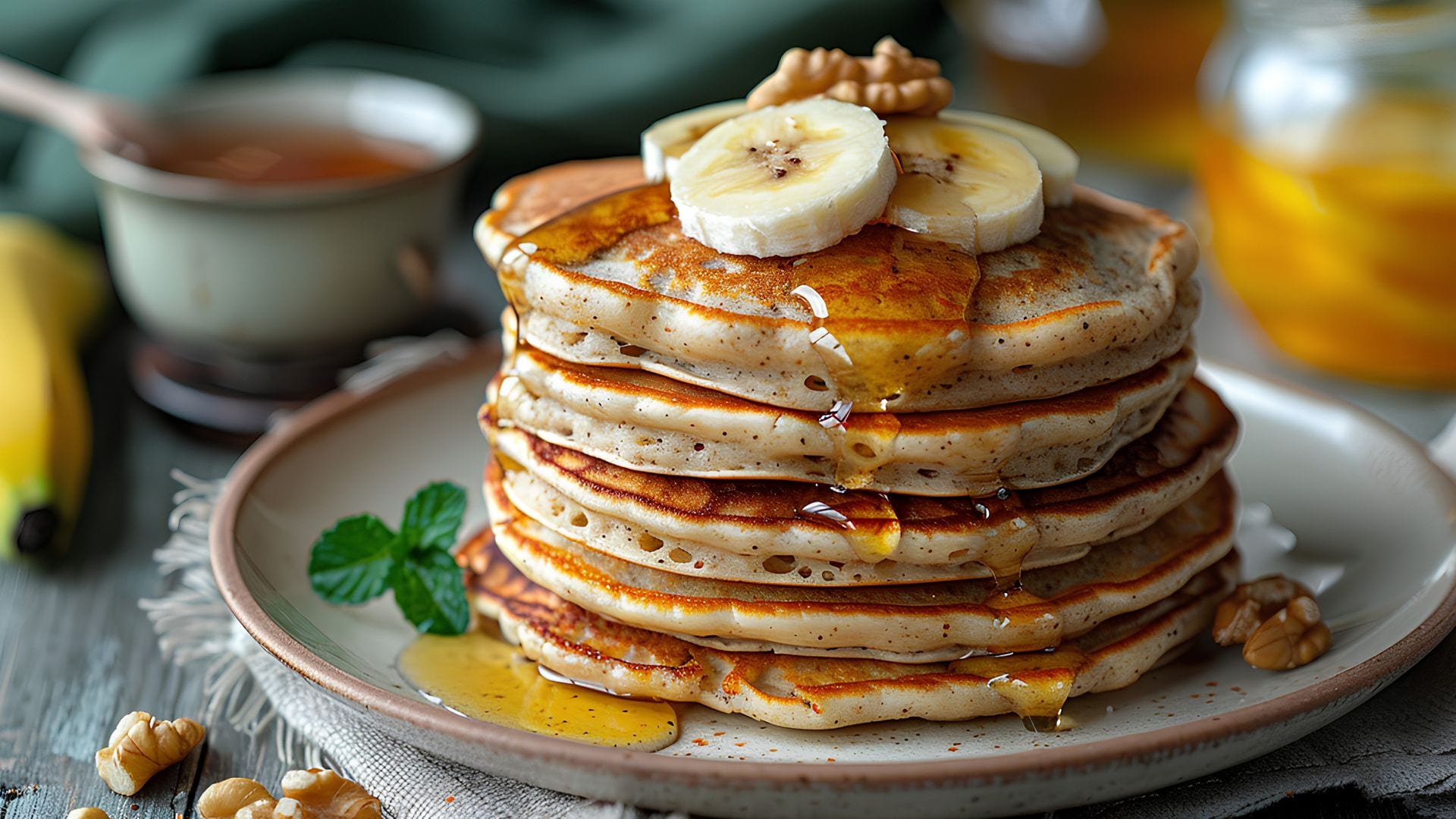 Receta fácil de tortitas de avena y plátano: el desayuno saludable que necesitas