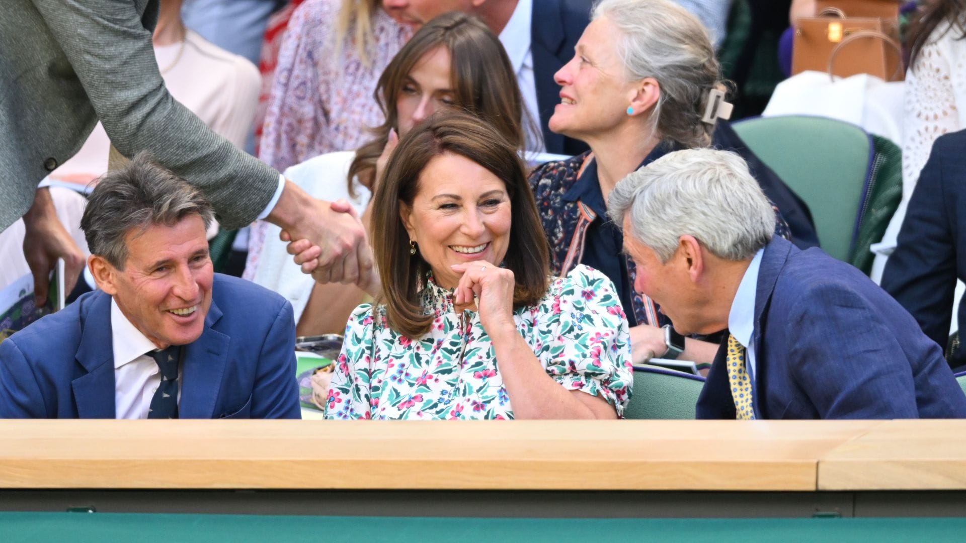 Carole y Michael Middleton en Wimbledon