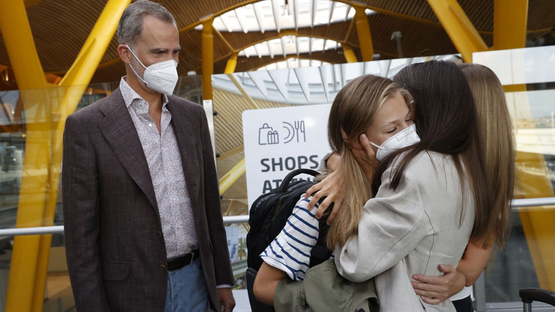 La emoción del rey Felipe al ver cómo su hija sigue sus pasos