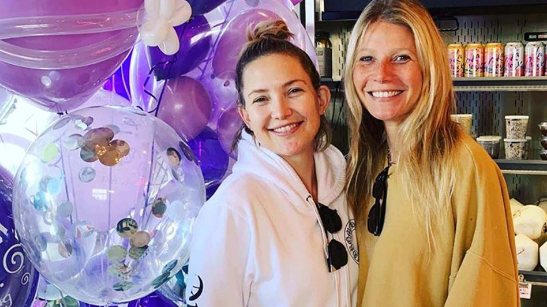 Gwyneth Paltrow sorprende a Kate Hudson con una fiesta por su 40º cumpleaños