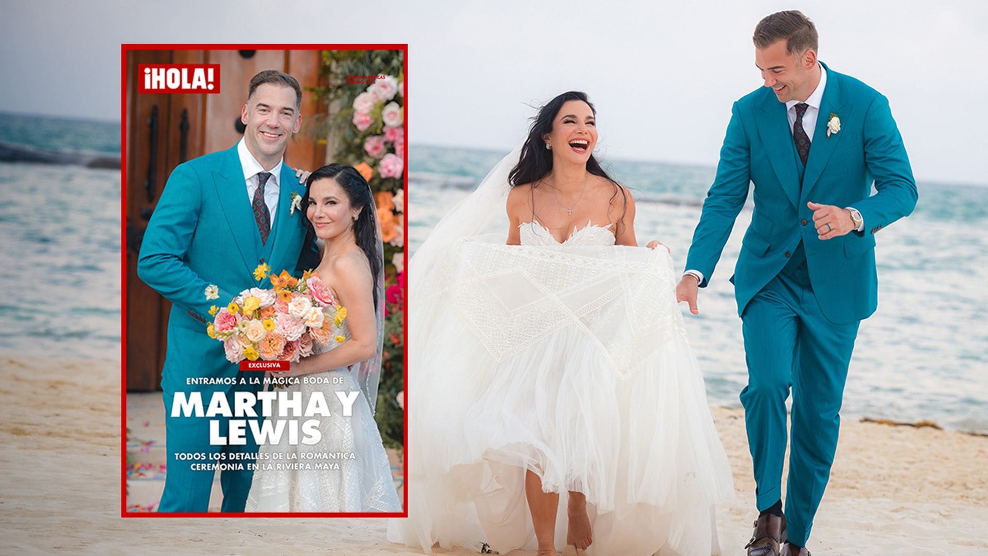 Entramos a la mágica y colorida boda mexicana de Martha Higareda y Lewis Howes [EXCLUSIVA]