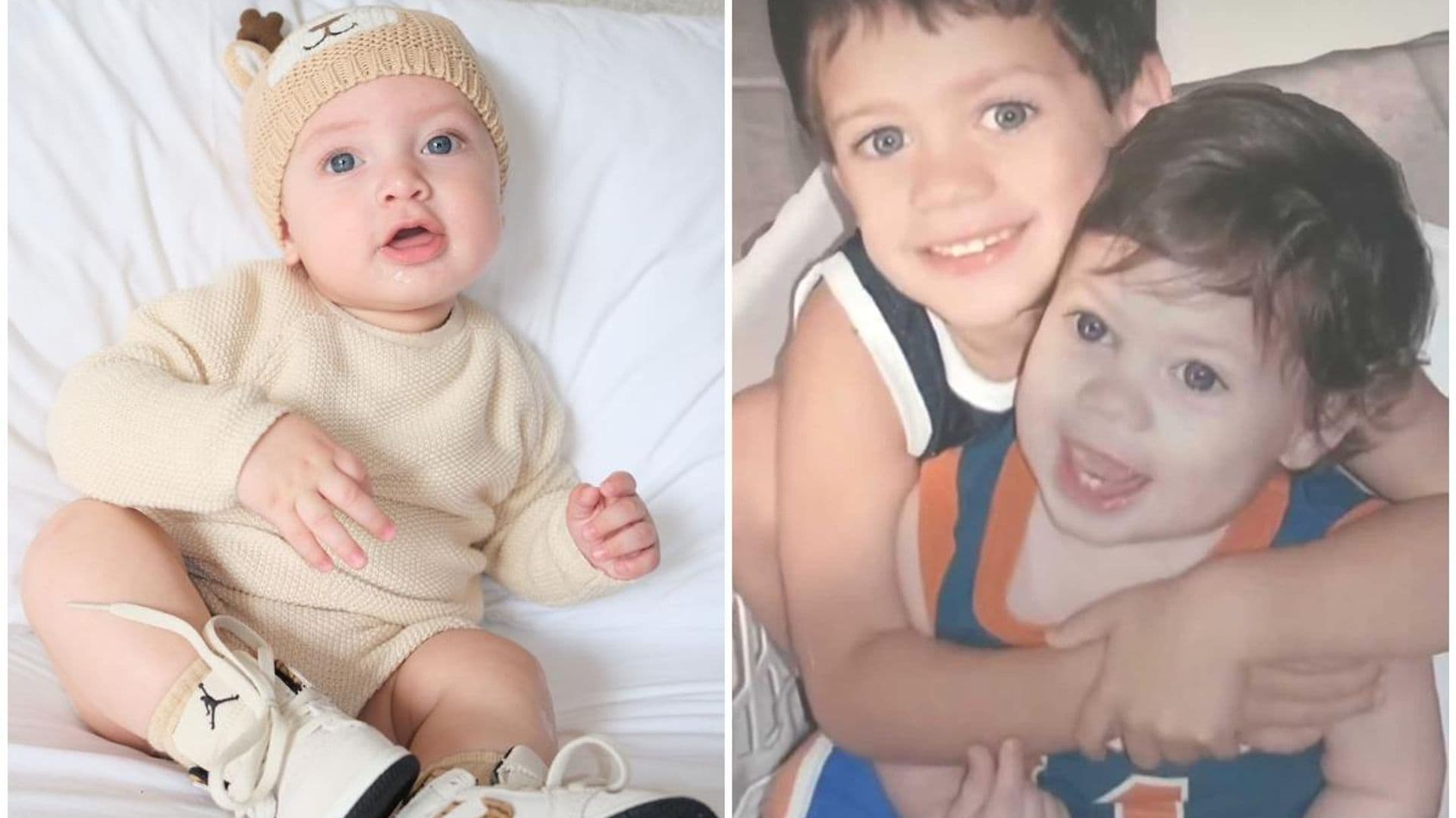 Marquitos, el bebé de Marc Anthony y Nadia Ferreira, es idéntico a sus hermanos, los hijos de Dayarana Torres