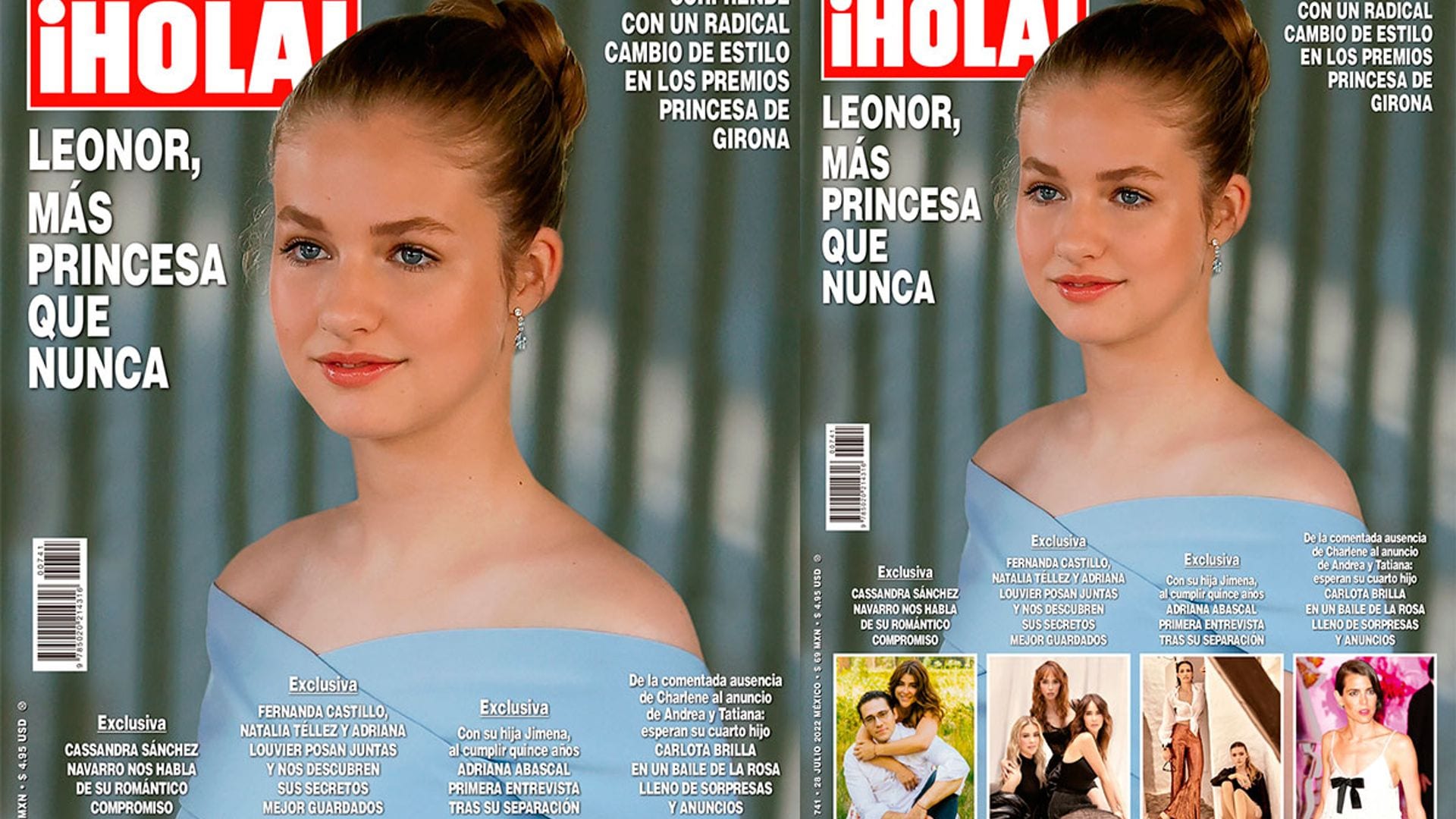 En ¡HOLA!, Leonor de Borbón, más princesa que nunca, en Barcelona