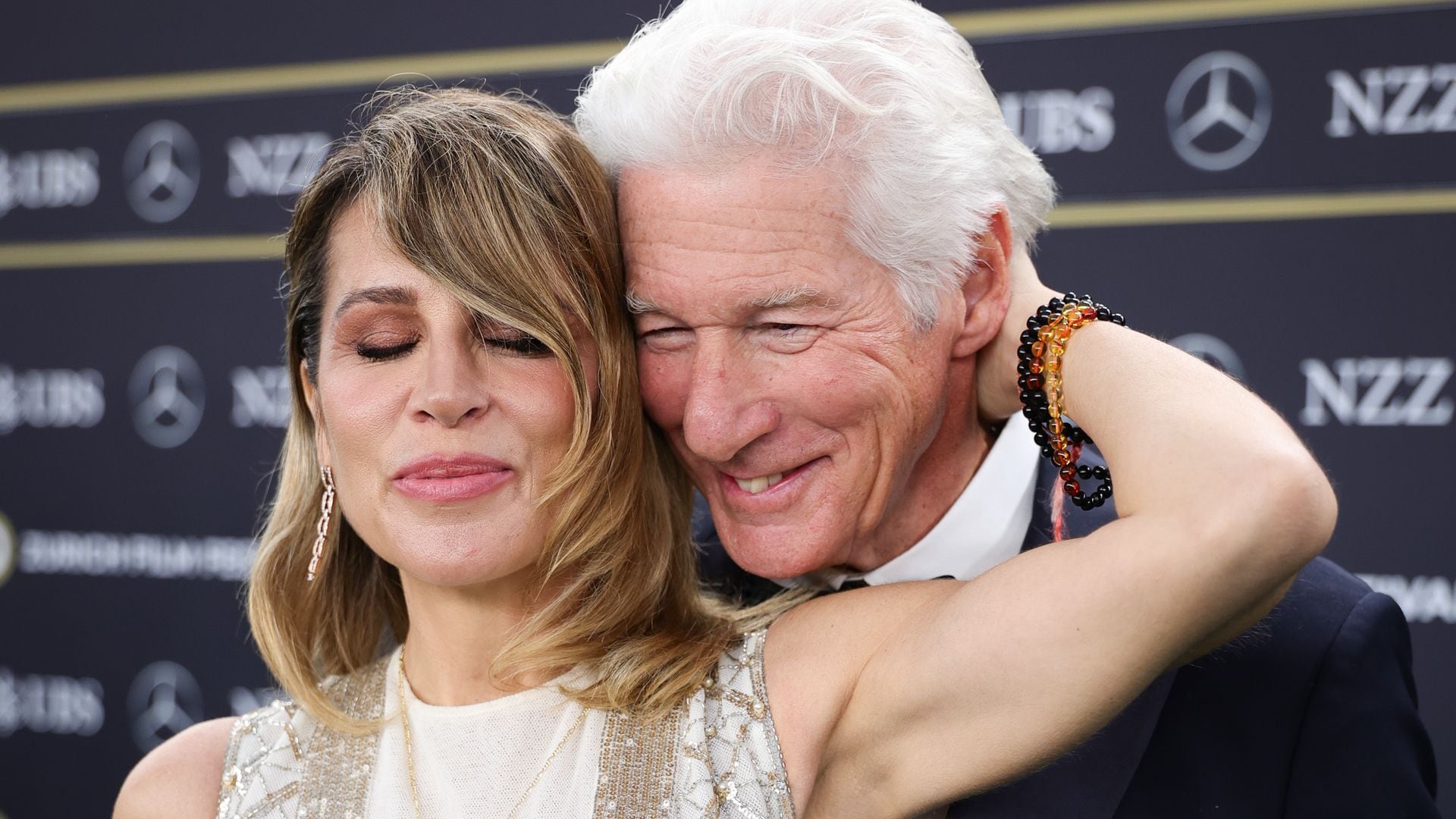 Richard y Alejandra Gere en el Festival de Cine de Zúrich el 8 de octubre de 2024