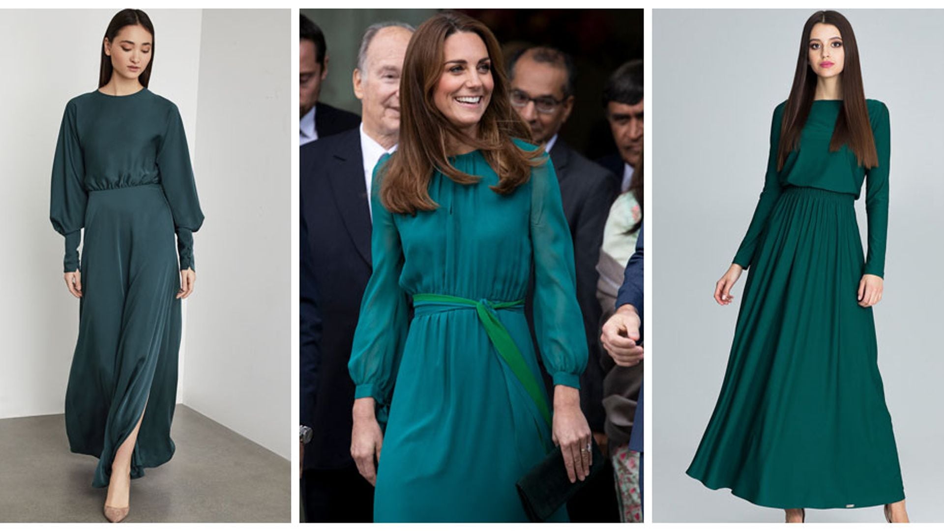 8 maxi vestidos para lucirte al estilo de Kate Middleton