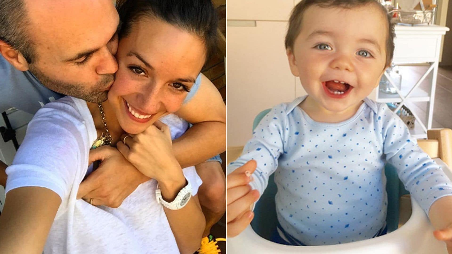 Andrés Iniesta y Anna Ortiz celebran el primer cumpleaños de su hijo Paolo Andrea