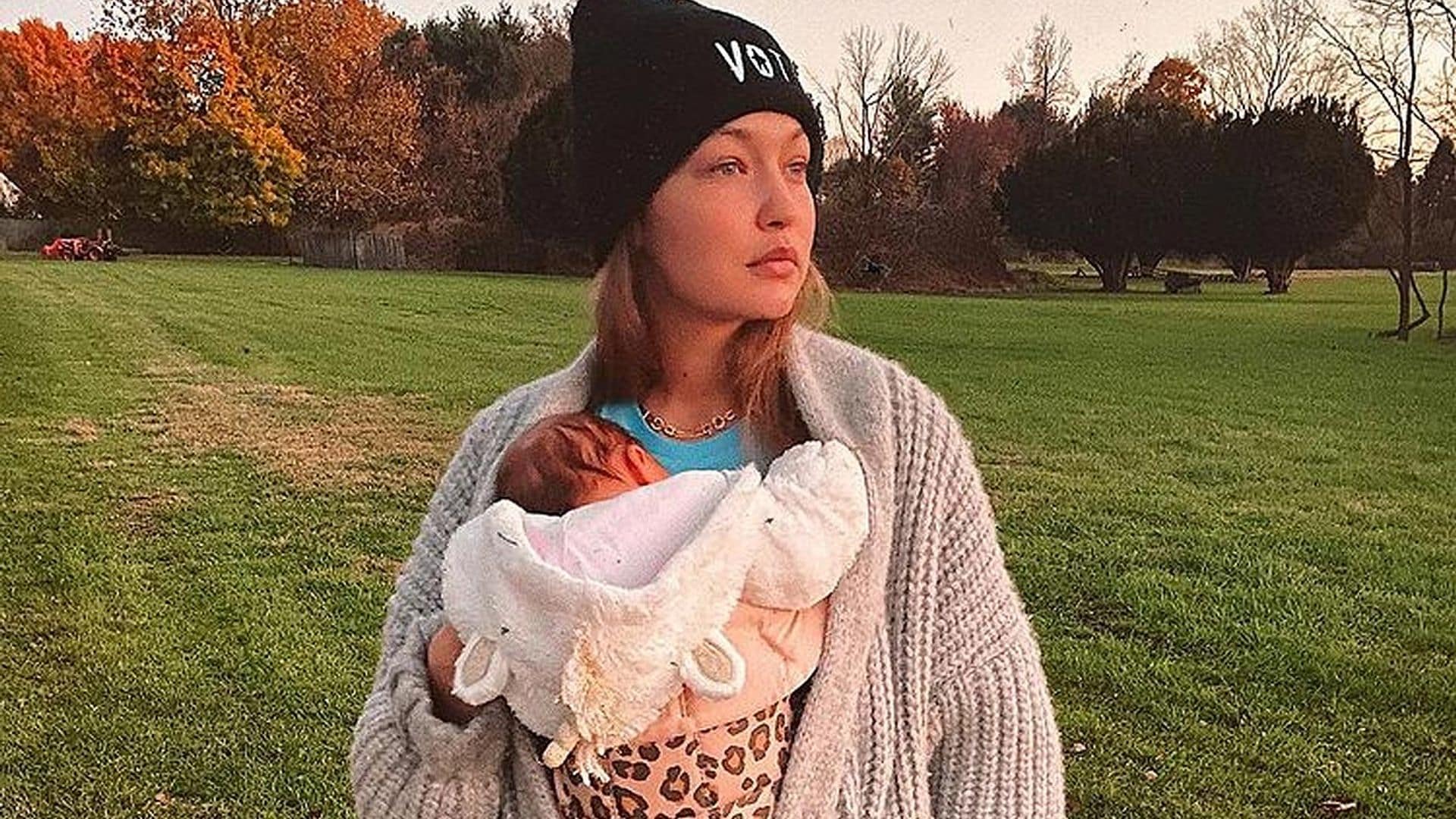 Gigi Hadid comparte orgullosa un entrañable momento con su hija