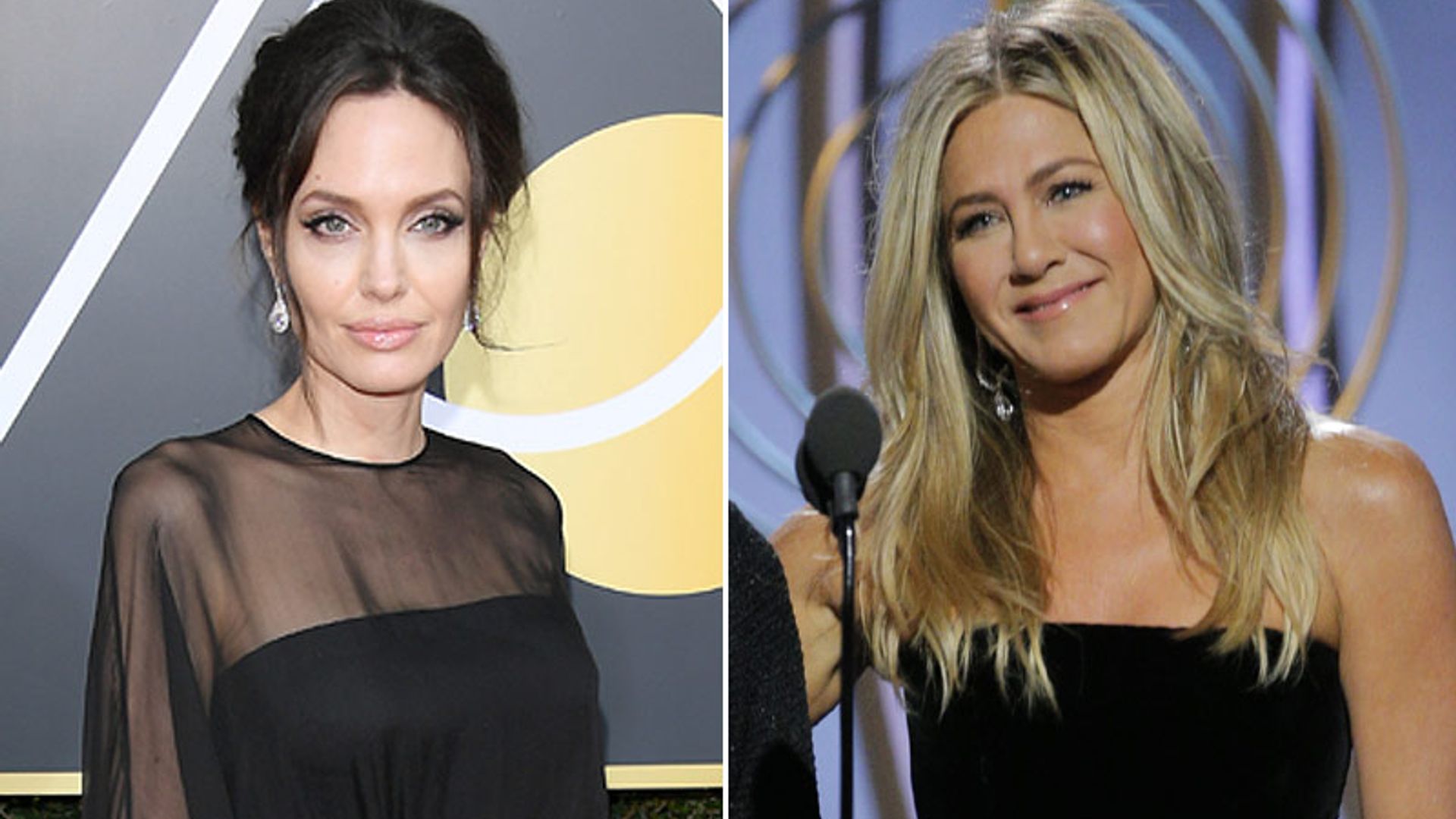 El reencuentro de Jennifer Aniston y Angelina Jolie