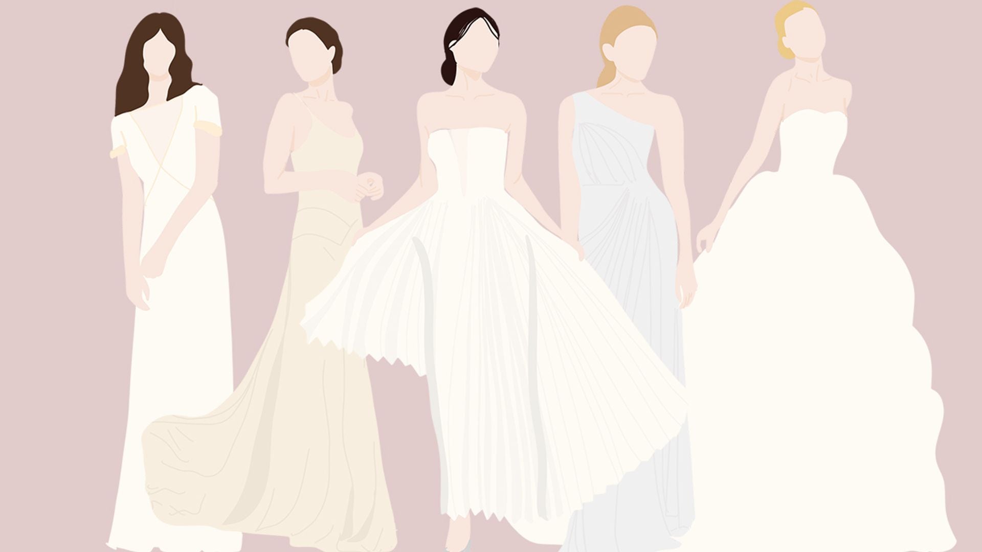 Tipos de faldas de novia: ¿cuál es la mejor para el vestido de tu boda?