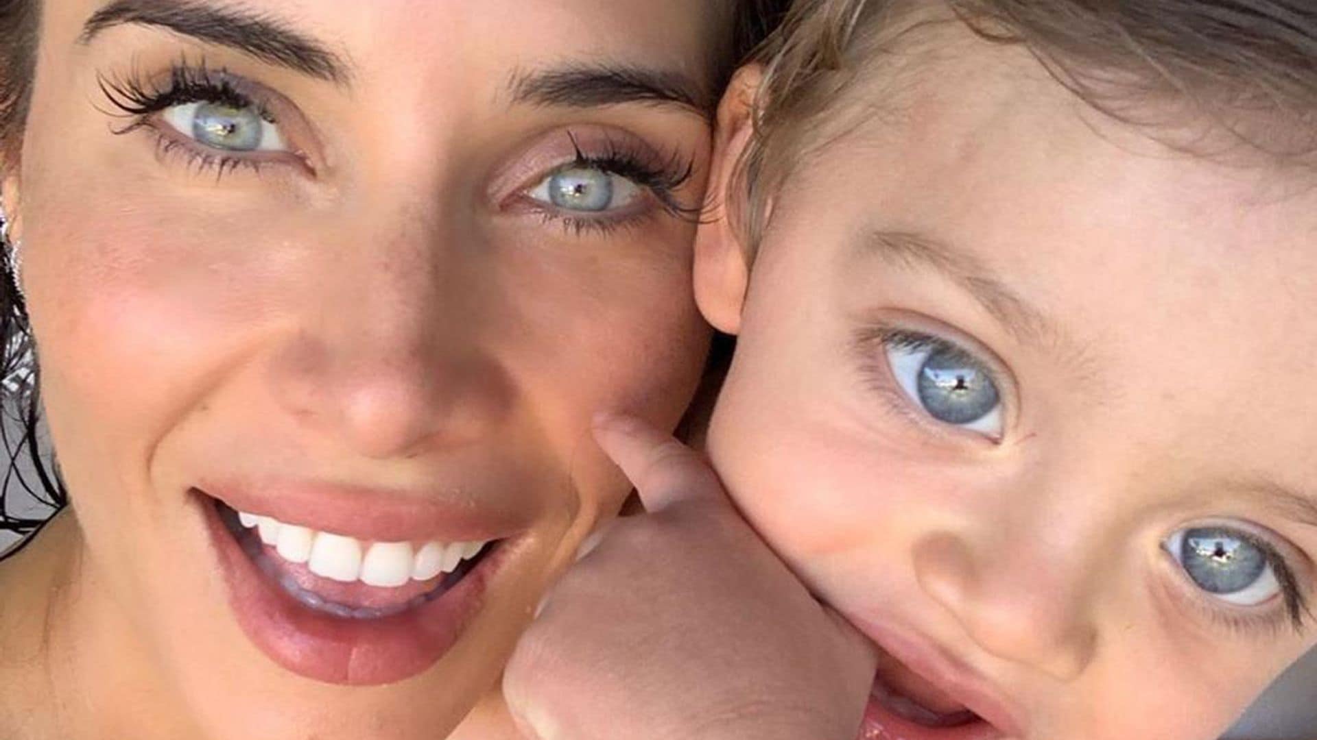 El entrañable abrazo del hijo pequeño de Pilar Rubio y Sergio Ramos a su mejor amiga