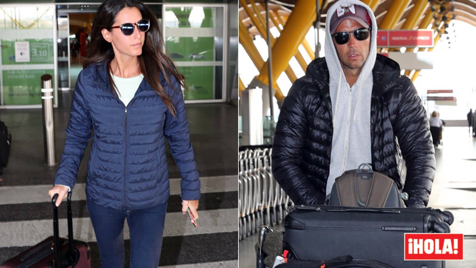 EXCLUSIVA: Ana Boyer y Fernando Verdasco vuelven a Madrid tras el anuncio de su paternidad