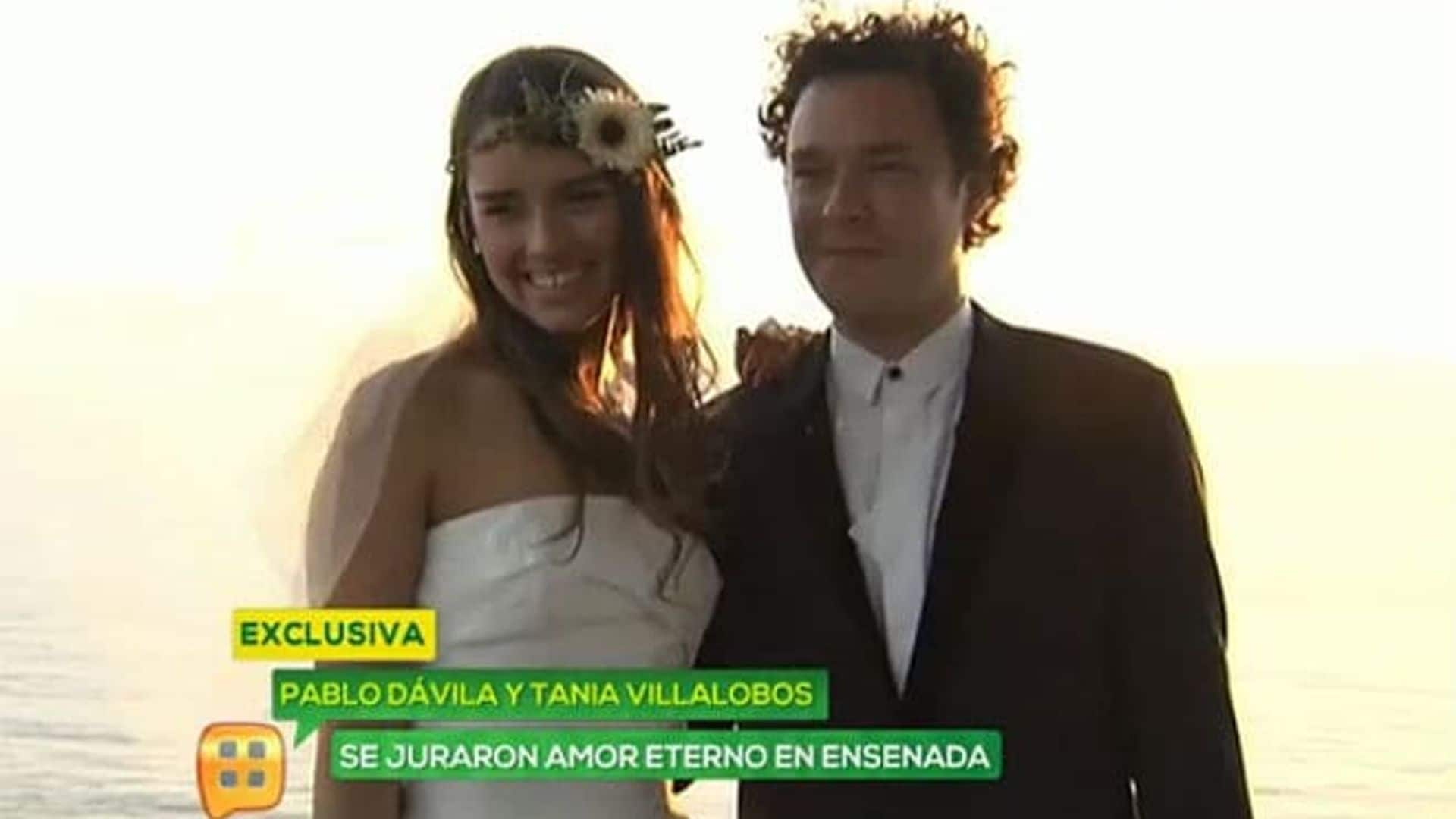 Pablo Dávila, hijo menor de Pati Chapoy, se casa con Tania Villalobos en una mágica boda en Ensenada