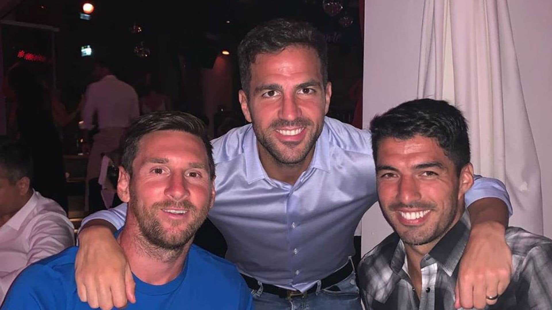 Leo Messi: sus divertidas vacaciones en Ibiza con Fàbregas y Suárez