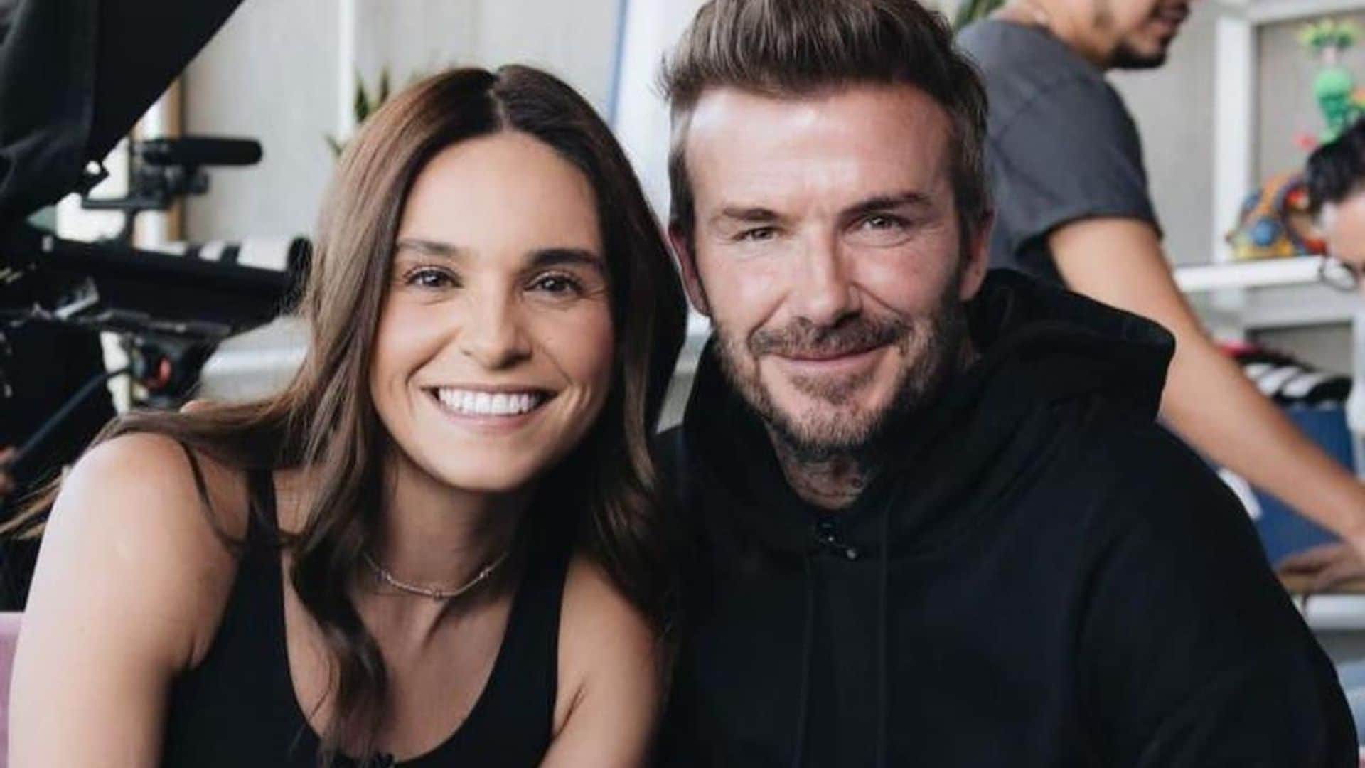 ¿Qué hacían juntos Tania Rincón y David Beckham?