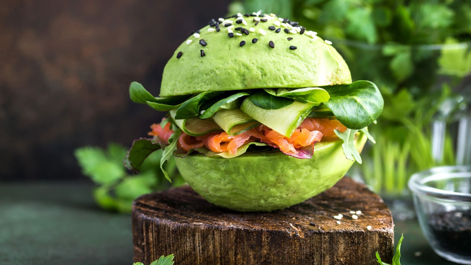 'Bocadillo' de aguacate y salmón