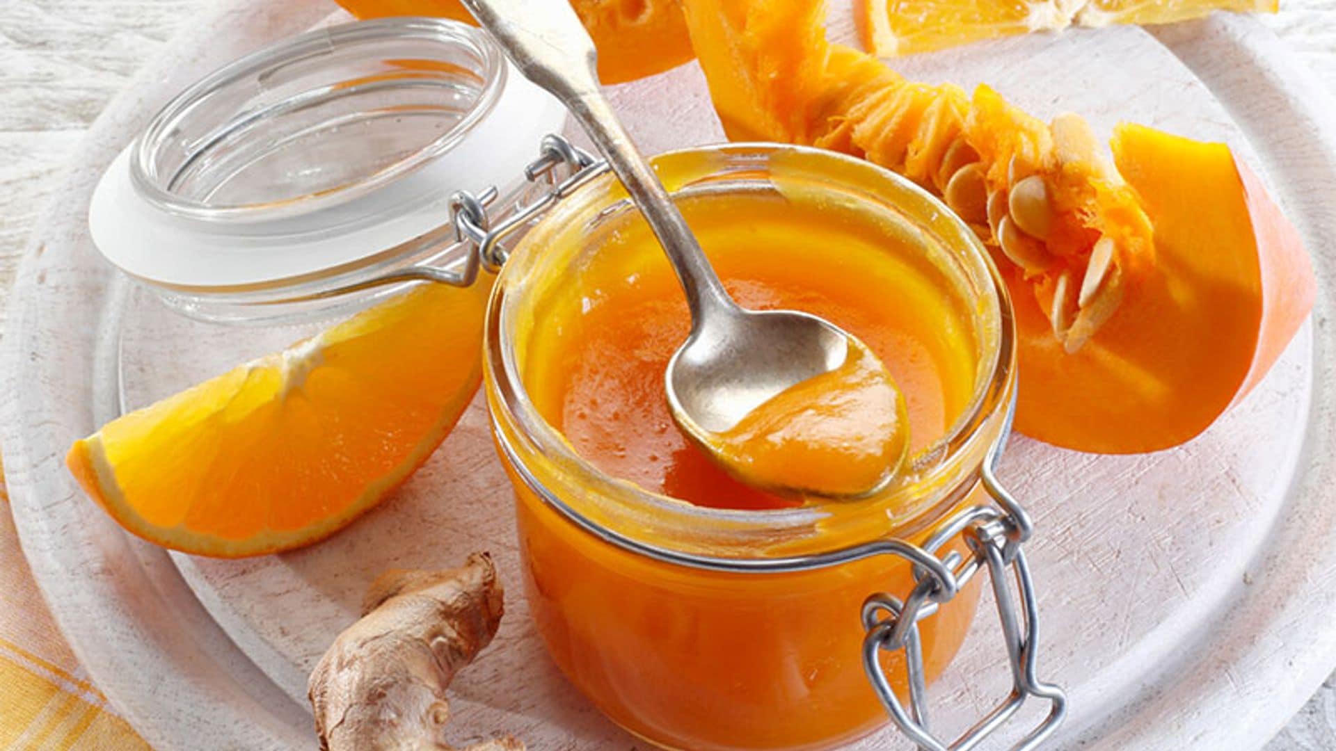 'Chutney' de calabaza, naranja y jengibre