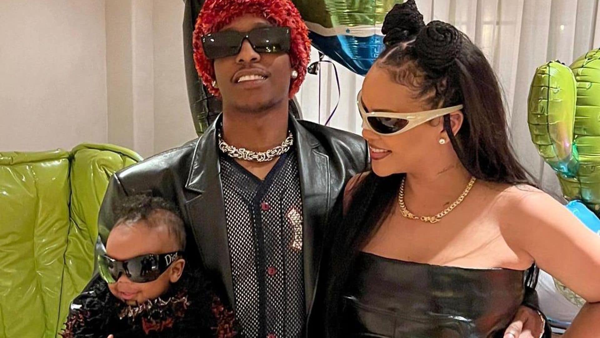 En la dulce espera de su segundo bebé, Rihanna celebra el primer cumpleaños de su hijo, RZA