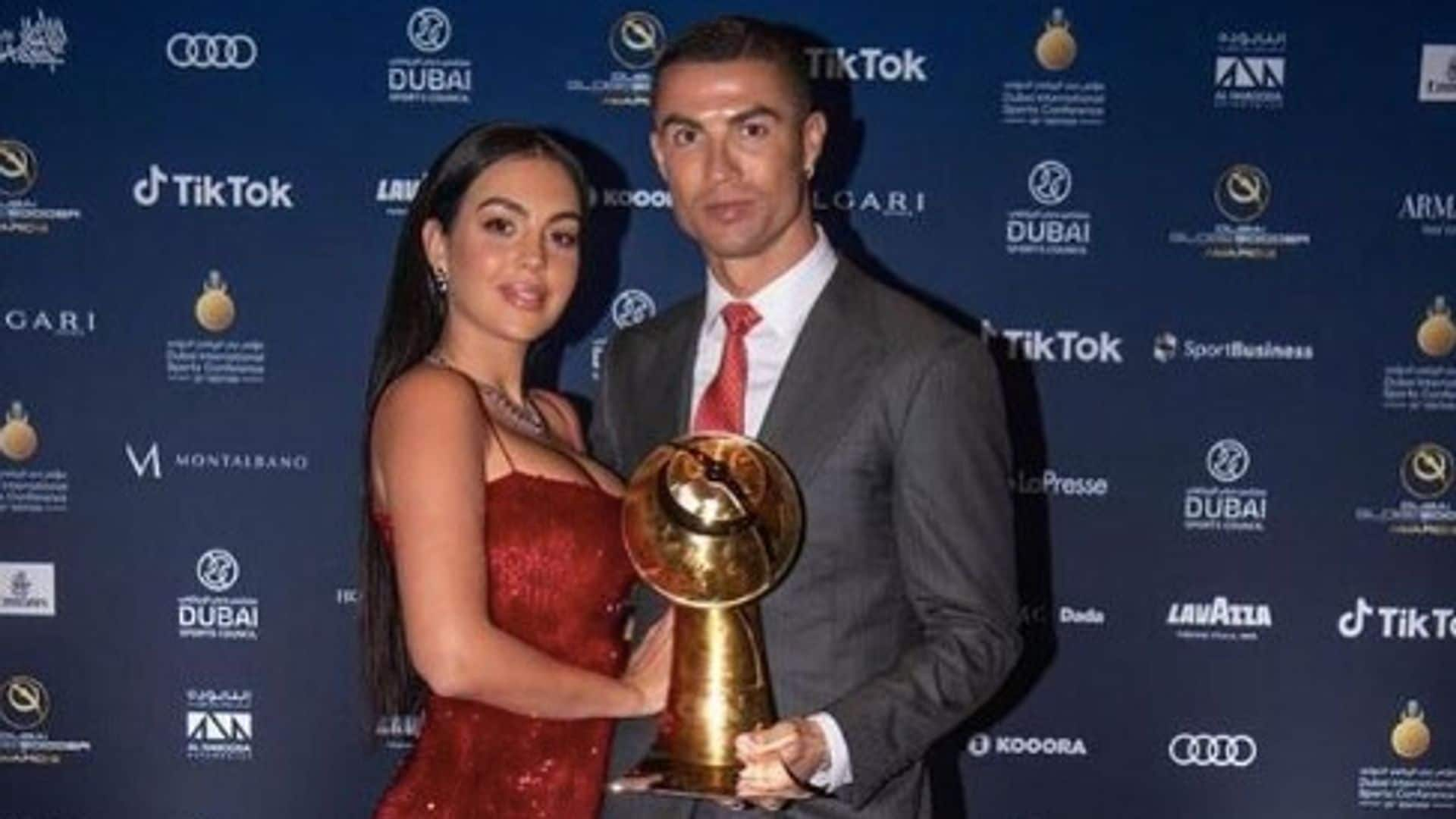 ¡Impresionante! Georgina Rodríguez en una noche muy especial con Cristiano Ronaldo