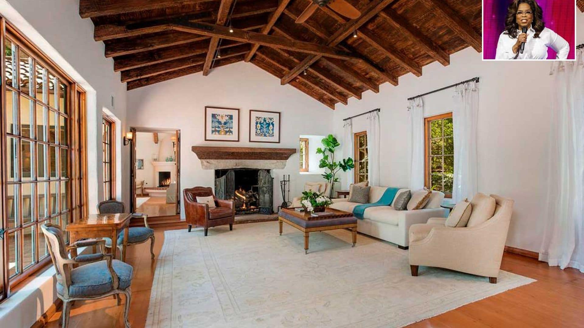 De estilo rústico actualizado, así es el rancho que Oprah Winfrey acaba de comprar en California