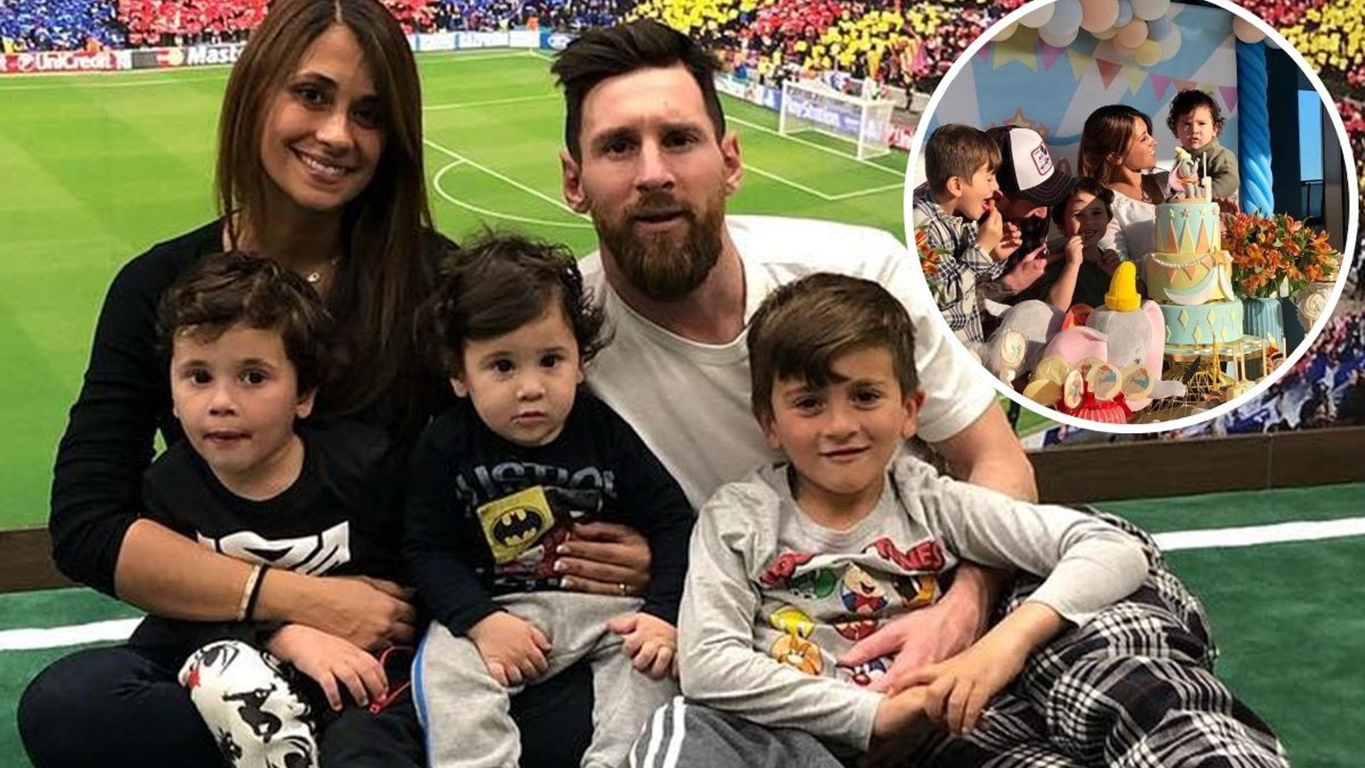 Leo Messi y Antonella Roccuzzo festejan el primer cumpleaños de Ciro, su hijo menor