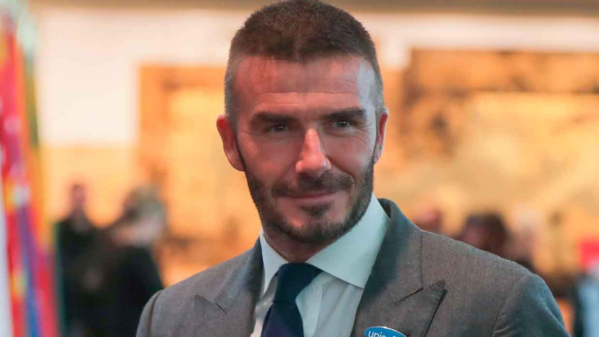 David Beckham cumple un sueño al encontrarse con uno de sus ídolos