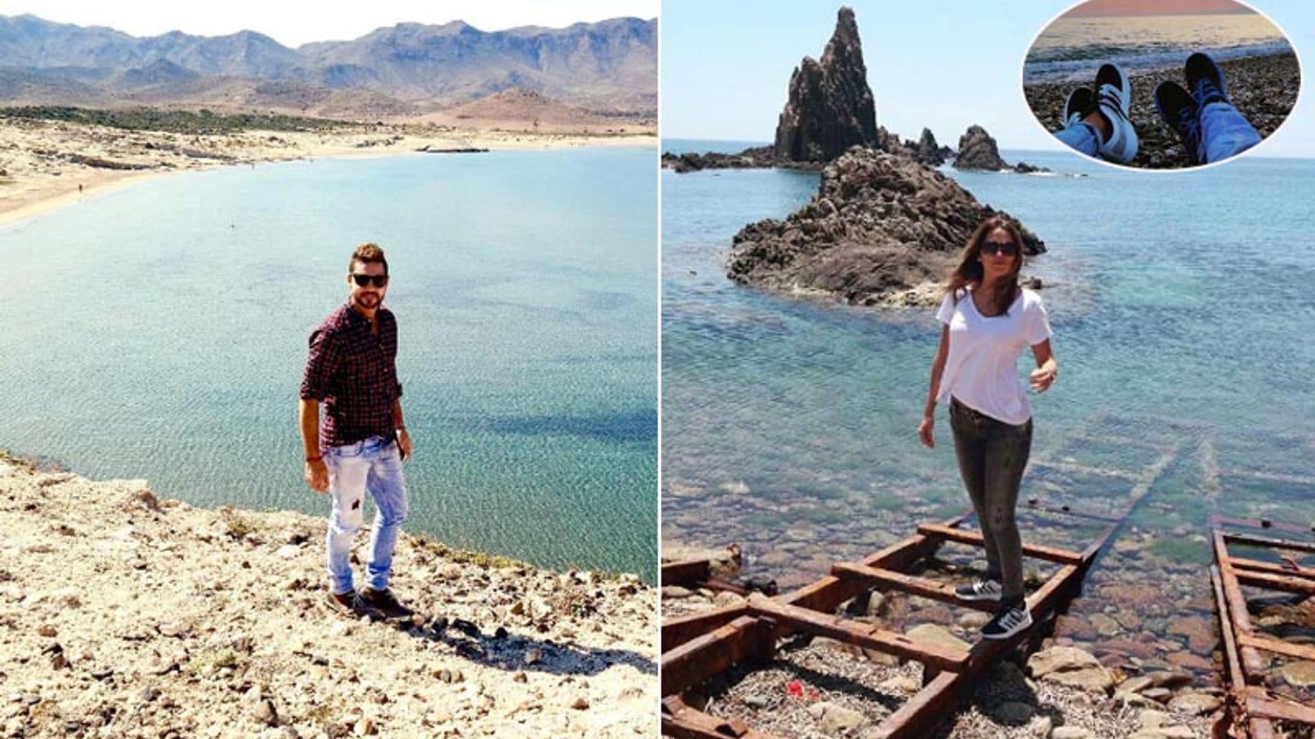 David Bisbal vive unos ‘días mágicos’ con su novia en Almería