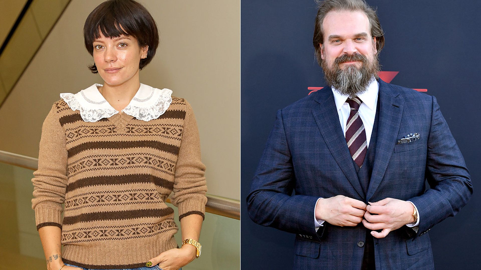 ¡Pareja sorpresa! Lily Allen y David Harbour, de 'Stranger Things', están saliendo