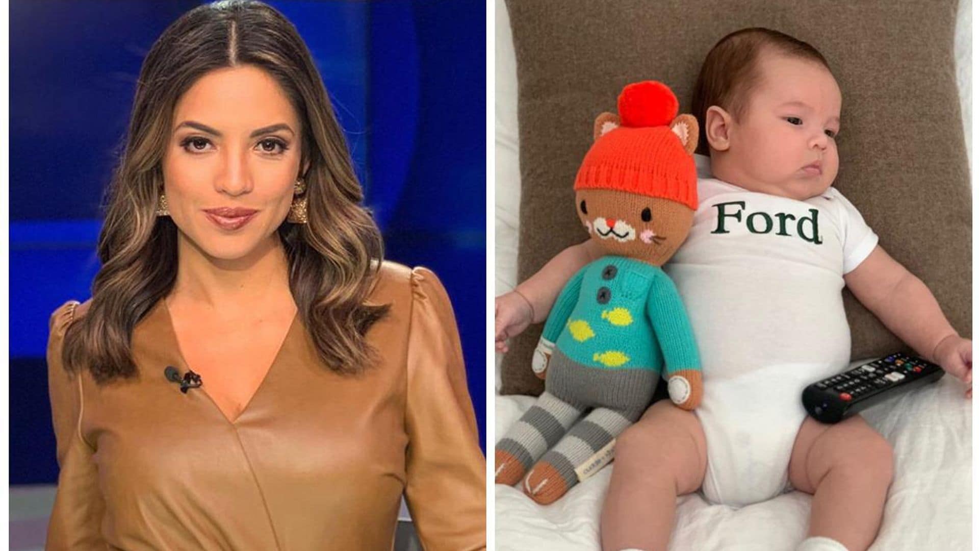 Pamela Silva presume que su bebé es fan #1 de los shows de ‘Univision’